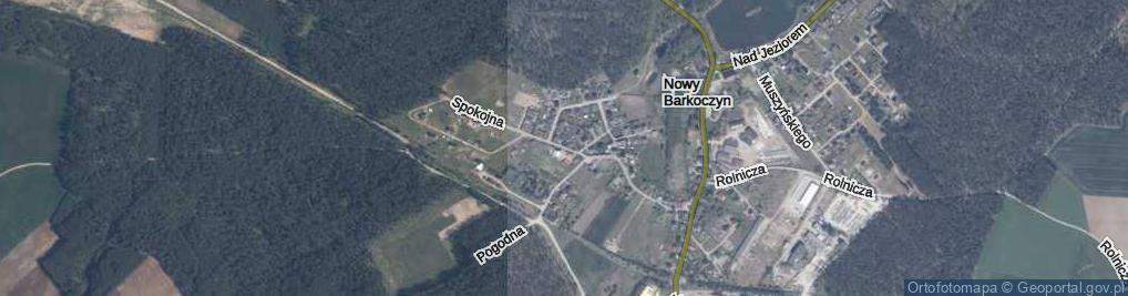 Zdjęcie satelitarne Spokojna ul.